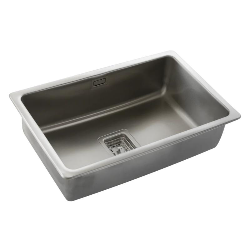 Bacha Simple Cocina Acero Inox. Mi Pileta Designia 787