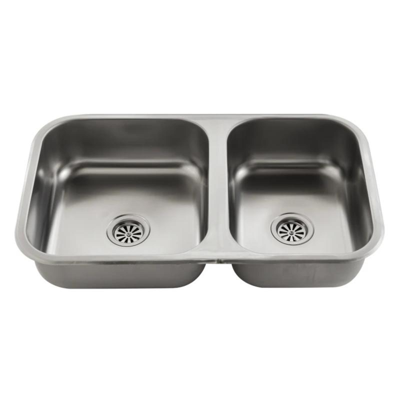 Bacha Doble Cocina Acero Inoxidable Mi Pileta 105EC