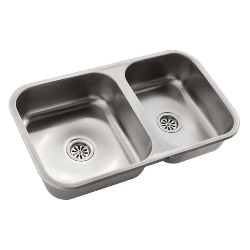 Bacha Doble Cocina Acero Inoxidable Mi Pileta 105EC