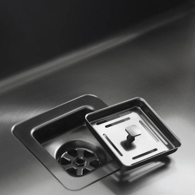 Bacha Doble Cocina Mi Pileta Essentia 671 Black