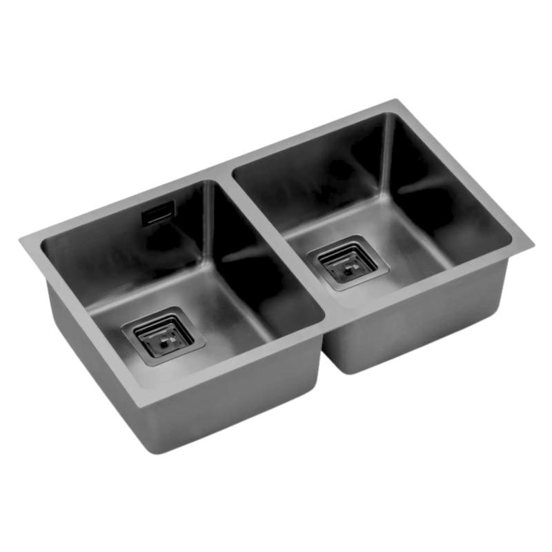 Bacha Doble Cocina Mi Pileta Essentia 671 Black