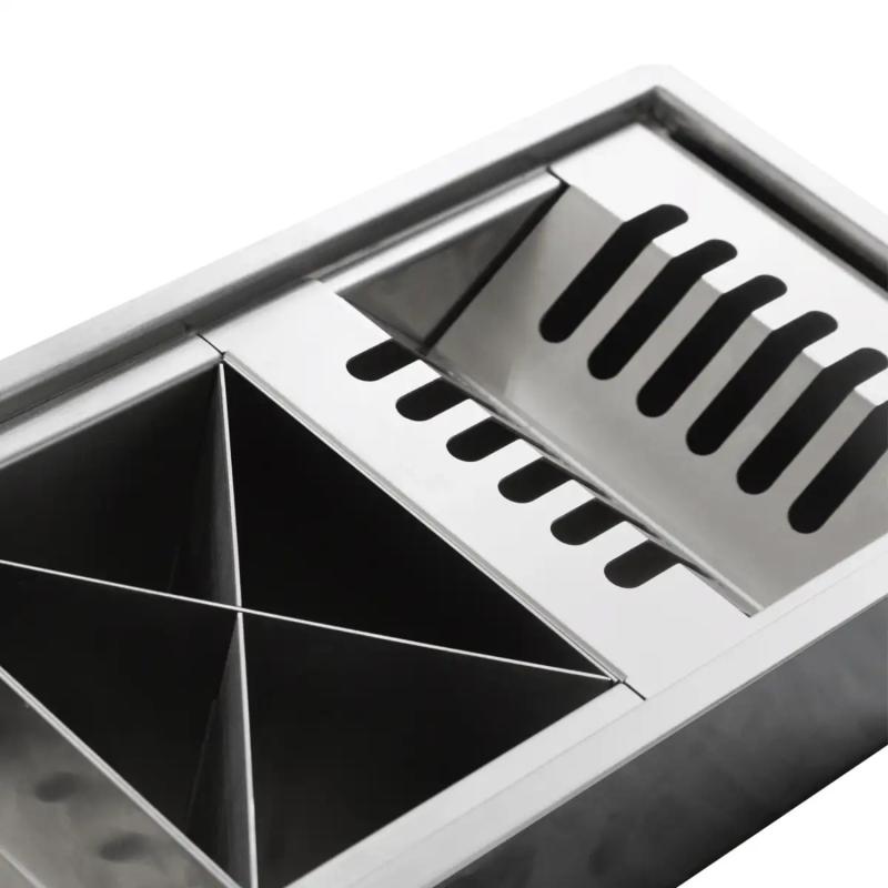 Barra Escurridora Secaplatos 50cm Acero Inox. Mi Pileta BS50