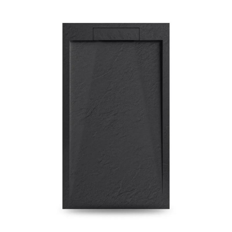 Receptáculo Piso De Ducha Resina Poliester Peirano PDU102N Negro