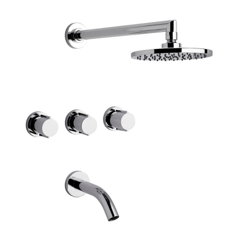 Grifería Ducha Y Bañera Con Transf Fv California Plus 0103/17P