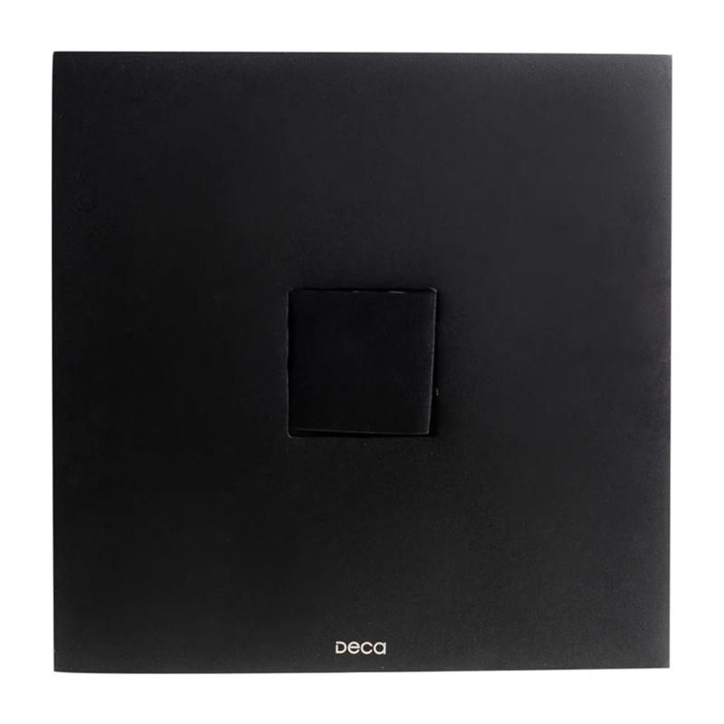 Válvula Descarga Inodoro + Tecla Deca Hydra Slim Black 51011