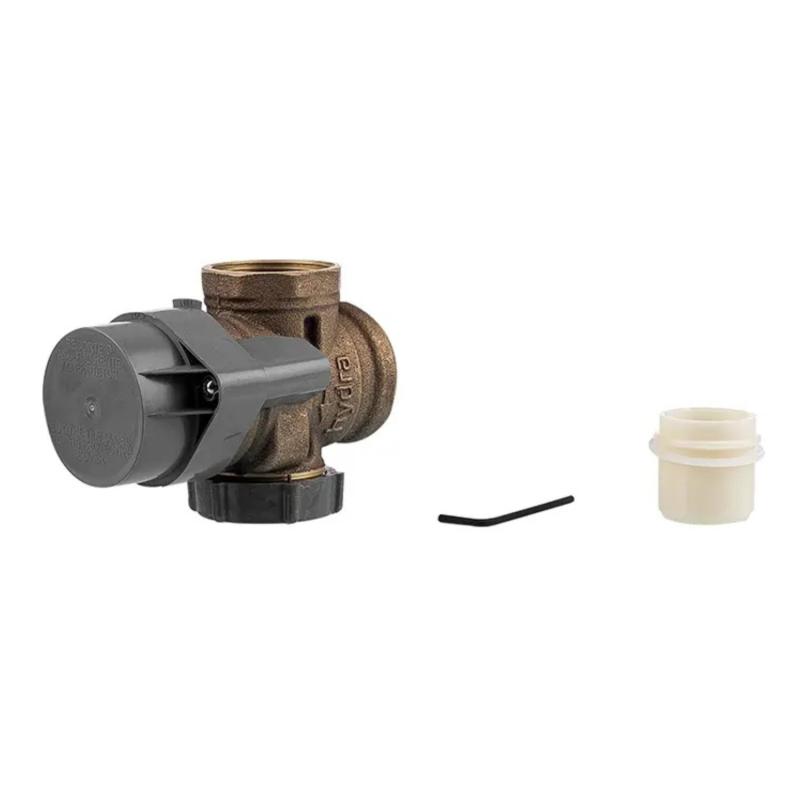 Válvula Descarga Inodoro + Tecla Deca Hydra Slim Black 51011