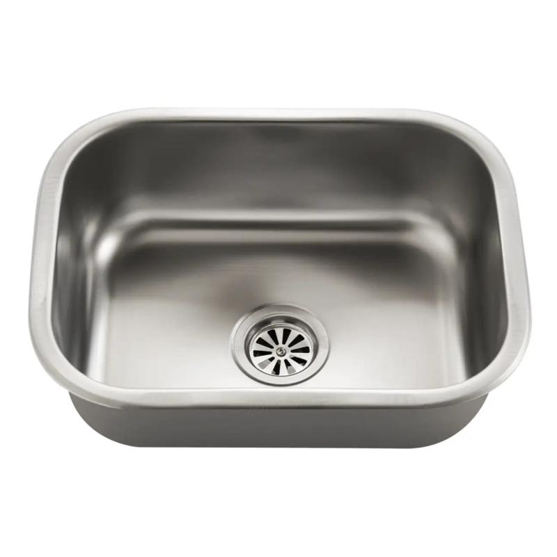 Bacha Pileta Cocina Simple Acero Inoxidable Mi Pileta 101EC