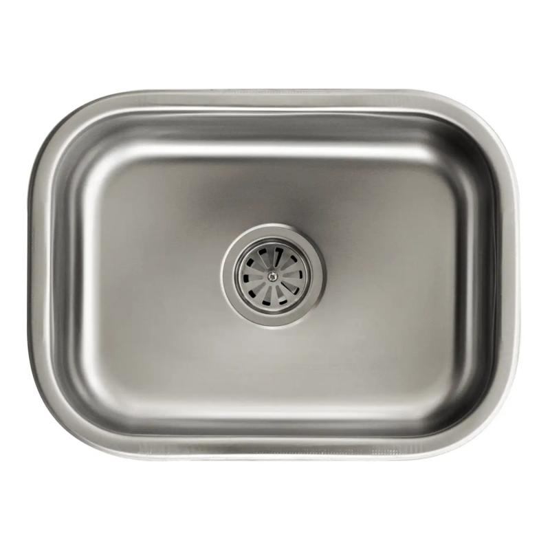 Bacha Pileta Cocina Simple Acero Inoxidable Mi Pileta 101EC