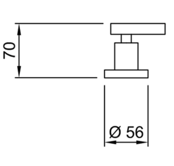 Grifería Bidet Baño Peirano Adra 70-162 Cromo