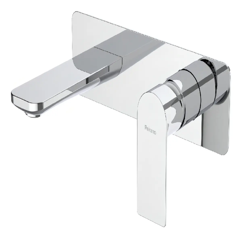 Grifería Lavatorio De Pared Monocomando Peirano Vera 63-180 Cromo