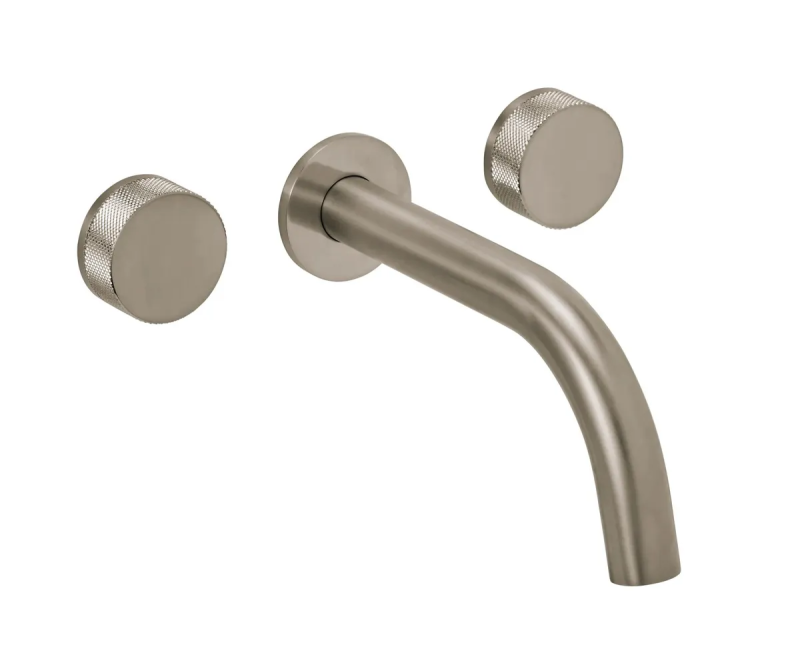 Grifería Lavatorio De Pared Peirano Fabric Nickel 62-100NI