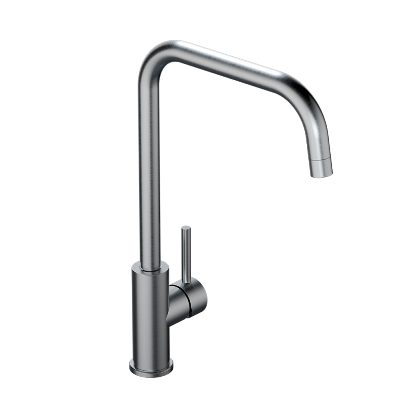 Grifería Cocina Monoc Fv Mauna Acero Inox 0411.04/G8-AI