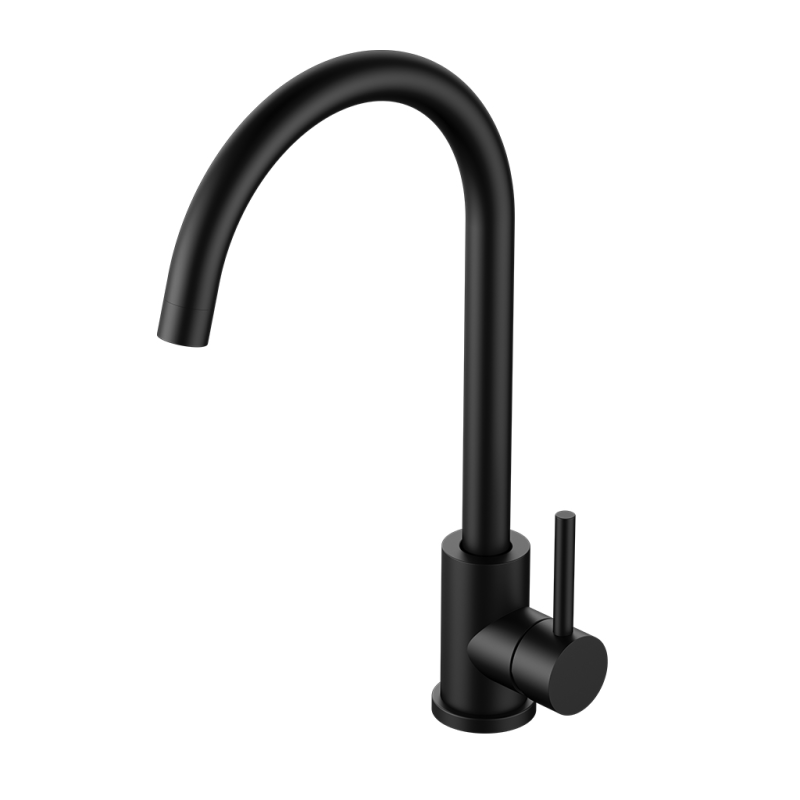 Grifería Cocina Monoc Fv Inox One 411.04/I1-NG Black
