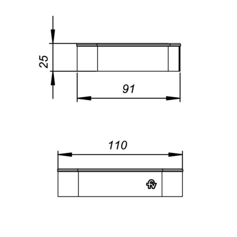 Accesorio Jabonera Fv Inox One 0168/I1