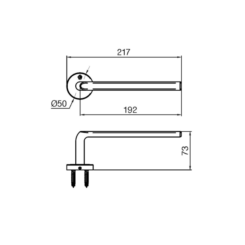 Accesorio Toallero Barral Corto Baño Fv Cipres 0163/N2-CR