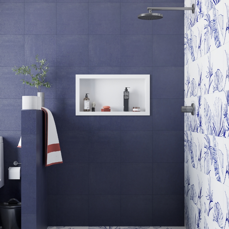 Nicho Liso Mármol Sintético 60x30 Cozimax