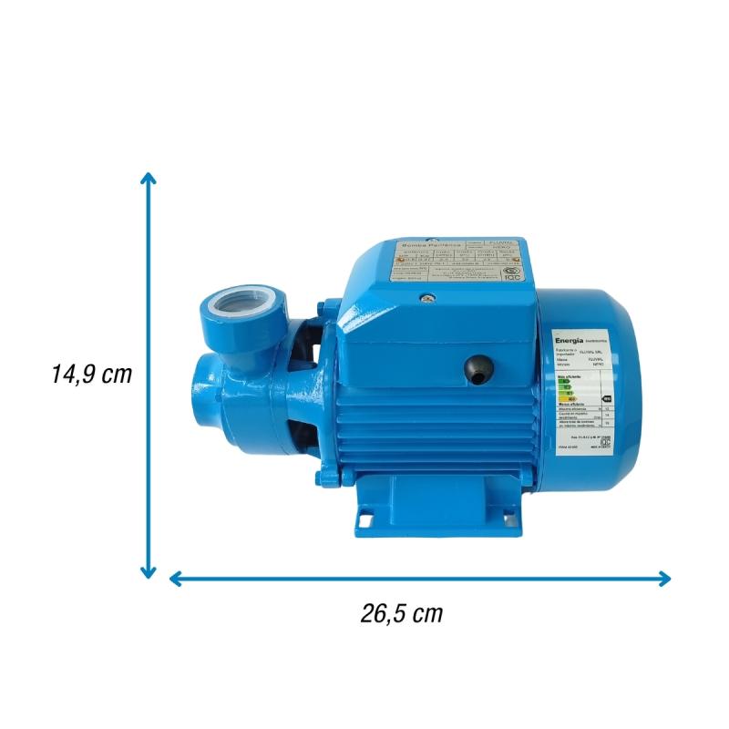 Bomba Periférica Monofásica 0.5hp Fluvial Nero Cod.115110