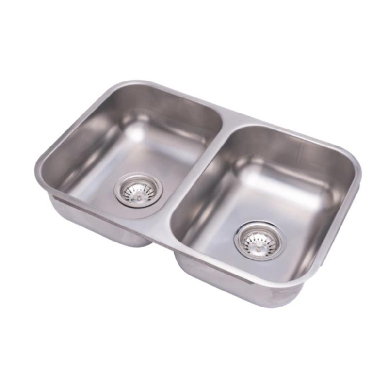 Bacha Doble Cocina Acero 430 57x37x15cm Ariel 4315
