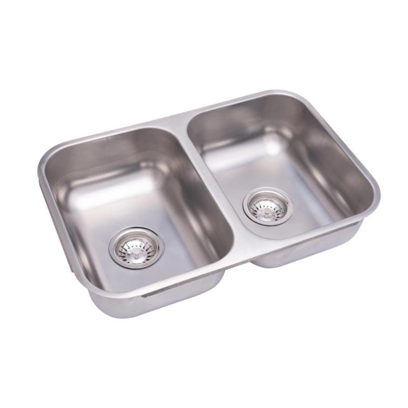 Bacha Doble Cocina Acero 430 57x37x15cm Ariel 4315