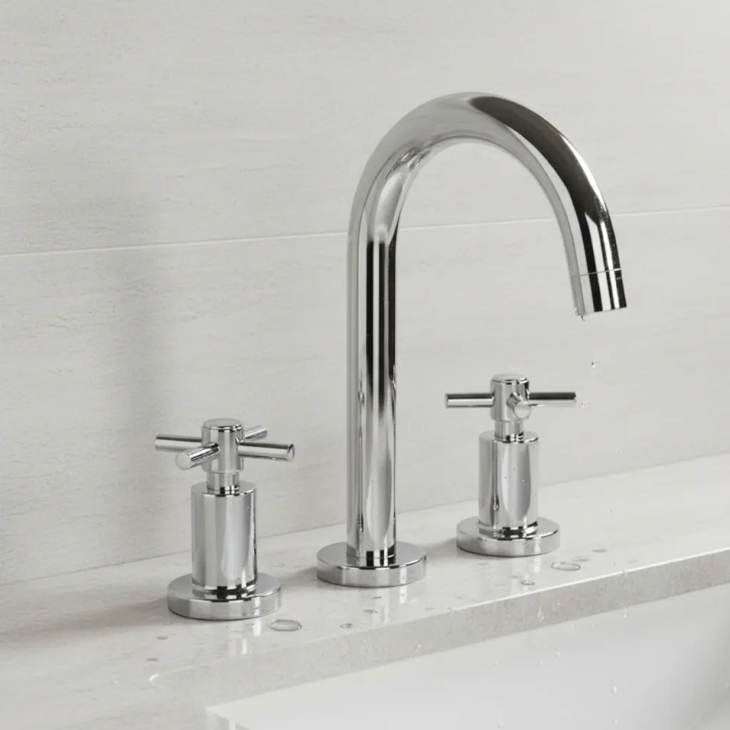 Grifería Lavatorio Baño Cierre Cerámico Peirano Crown 60-151