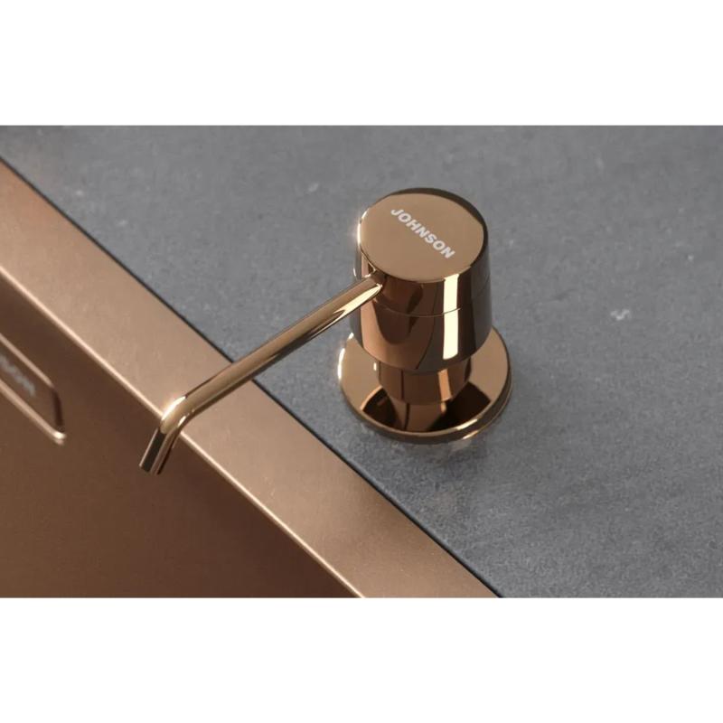 Dosificador Rose Gold Johnson Acero Apidorg