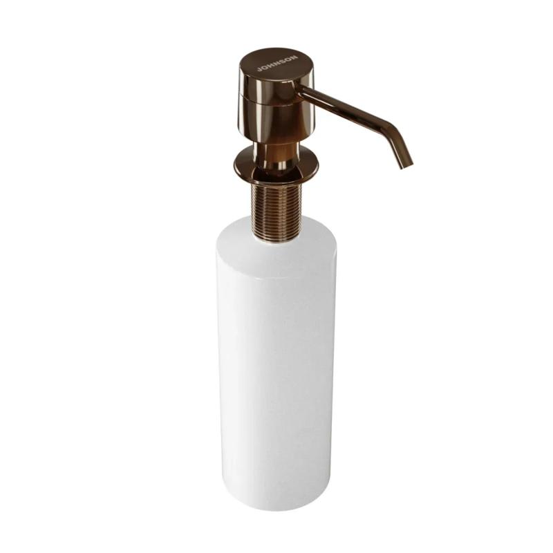 Dosificador Rose Gold Johnson Acero Apidorg
