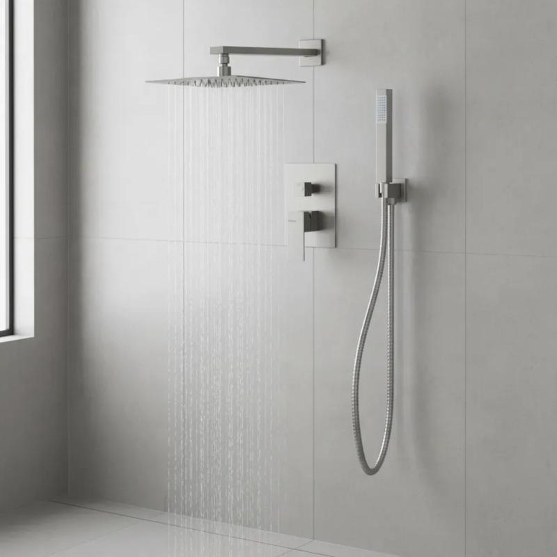 Grifería Ducha Con Duchador De Mano Peirano Mat 85-183