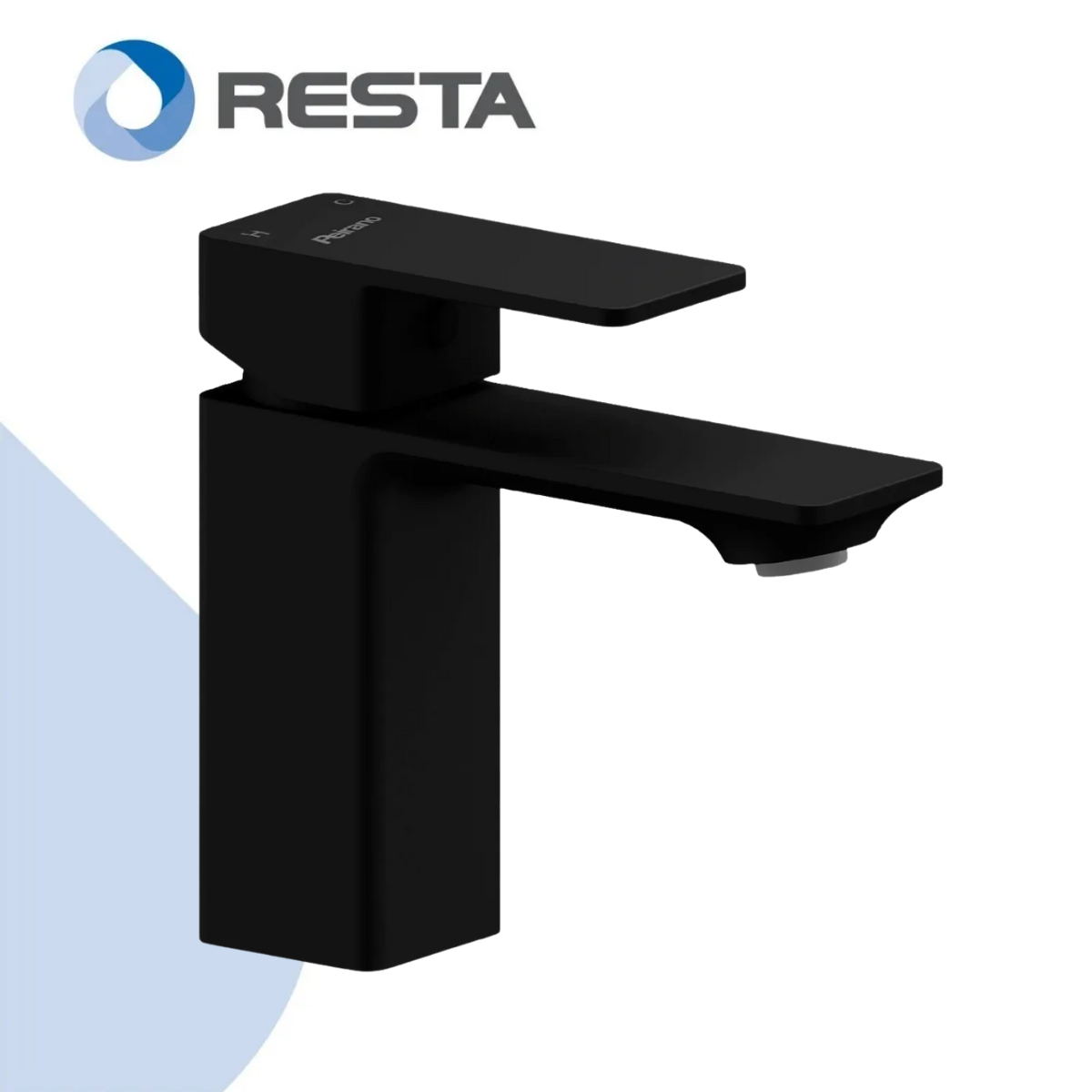 Griferia Monocoman Lavatorio Bajo Peirano Soria Black 60-192