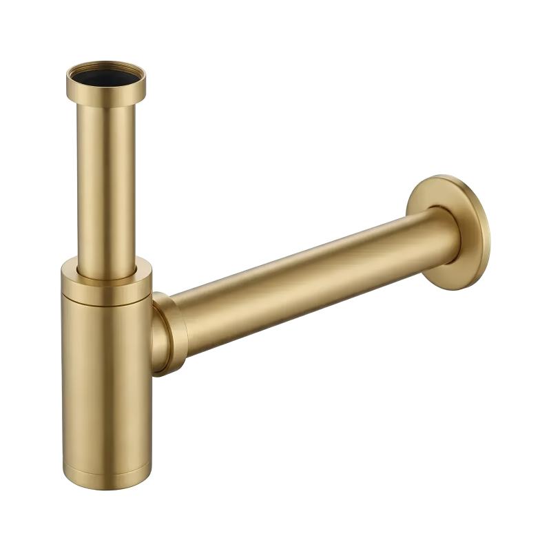Sifón Para Lavatorio Extensible Ideal Dorado Cod. 1619
