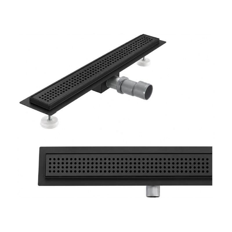 Desague Lineal 70 Cm Circulo Negro Ideal 12017