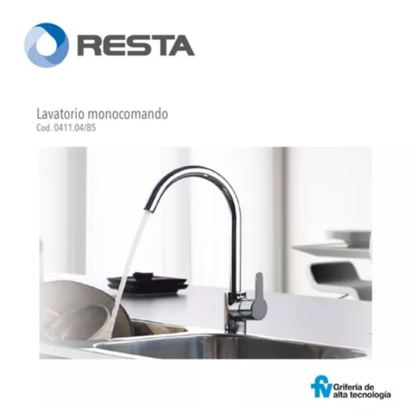 Grifería Cocina Monocomando Mesada Fv Puelo 0411.04/B5