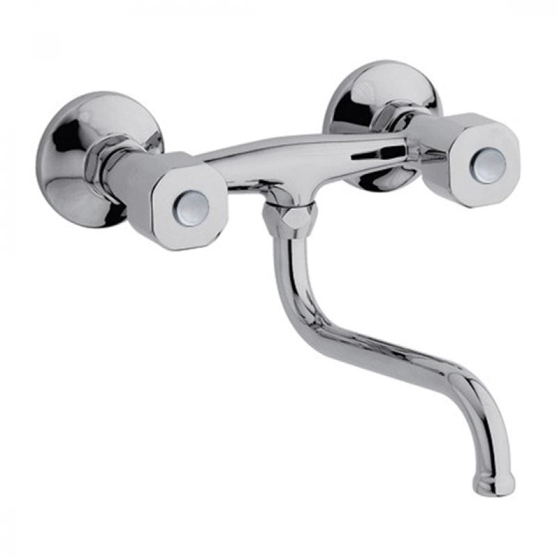 Grifería Cocina Lavadero Pared Exterior Fv Arizona Plus 0409/B1P