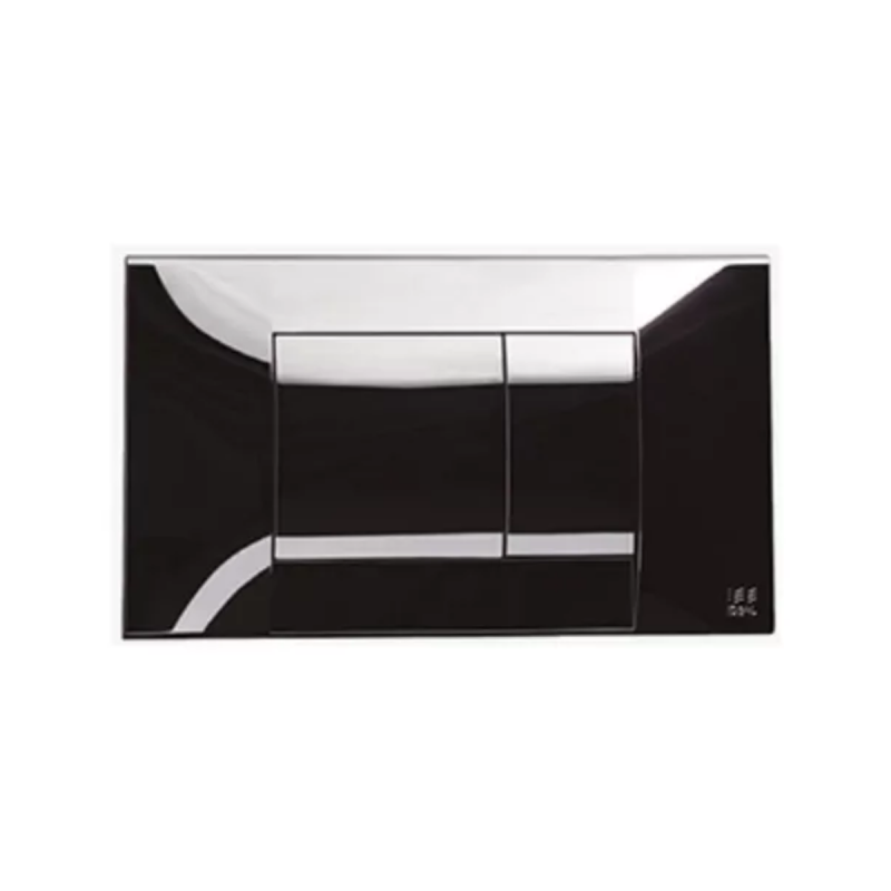 Tapa Tecla Suma Doble Cromada Deposito Embutir Ideal 81100