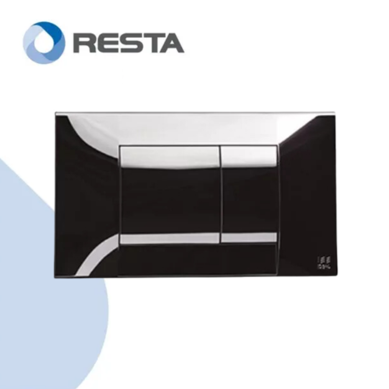 Tapa Tecla Suma Doble Cromada Deposito Embutir Ideal 81100