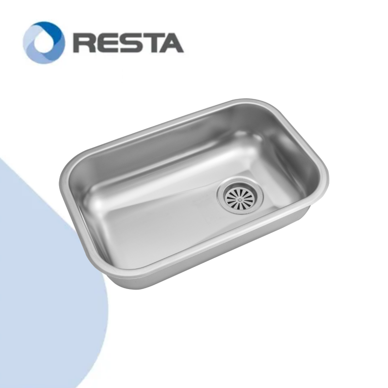 Pileta Bacha Simple 52x32x15 Acero 430 Johnson Acero Zz52