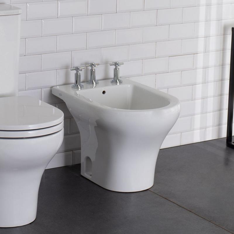 Bidet Ferrum Veneto 3 Agujeros Blanco (BTA3J)