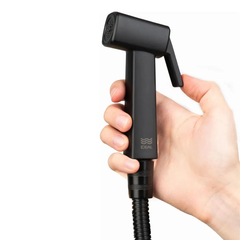 Duchador Bidet Para Inodoro Ideal 10115 Negro Mate