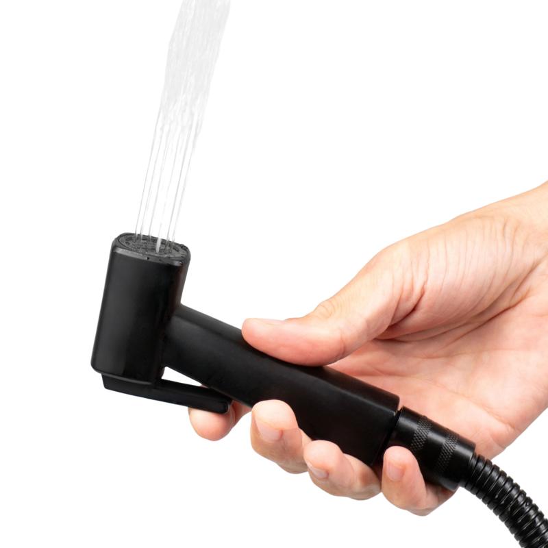 Duchador Bidet Para Inodoro Ideal 10115 Negro Mate