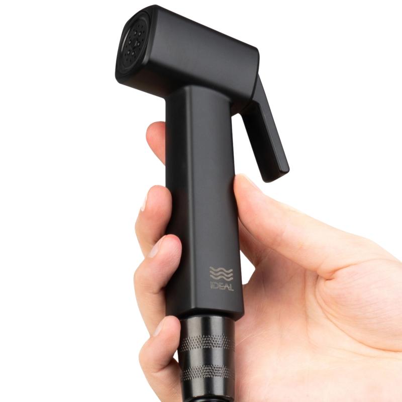 Duchador Bidet Para Inodoro Ideal 10115 Negro Mate
