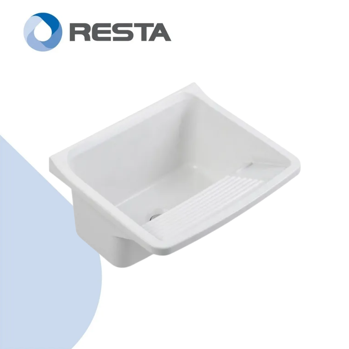 Bacha Pileta Plástica Lavadero Traful Blanco 20 Lts Lp020