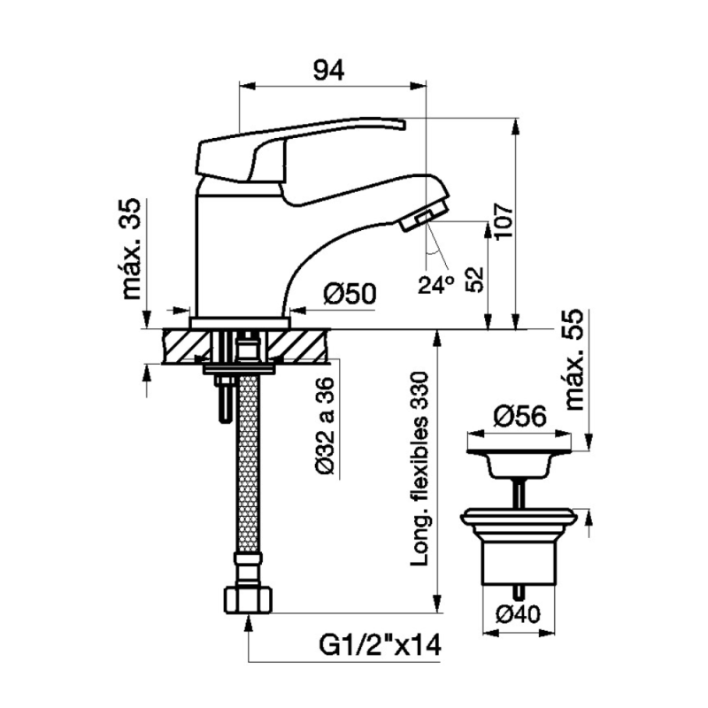 Combo Grifería Baño Fv Arizona Ducha + Bidet + Lavatorio