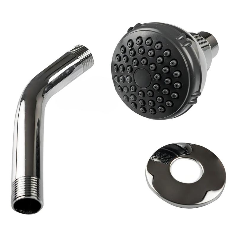 Flor De Ducha Con Brazo Y Campana Peirano A814 Cromo