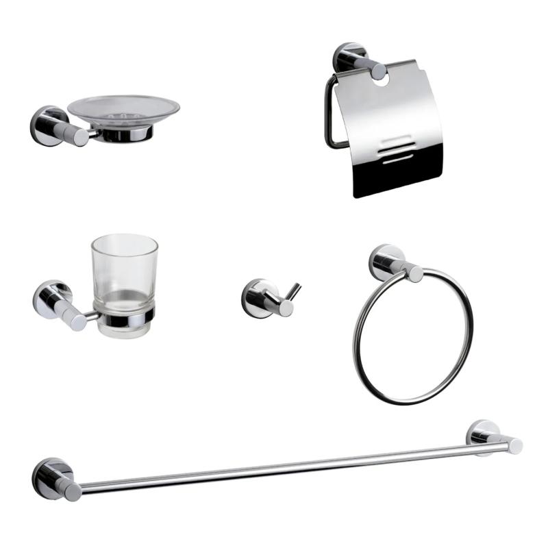 Accesorios Para Baño Set De 6 Piezas Ideal Porá 20510
