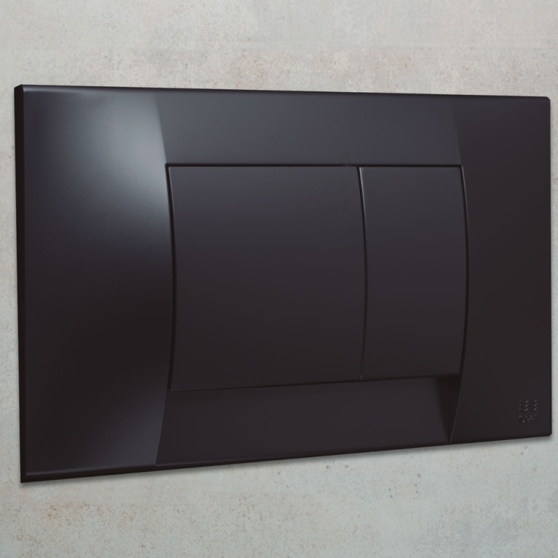 Tapa Y Tecla Para Deposito De Embutir Ideal Suma Negra 81250