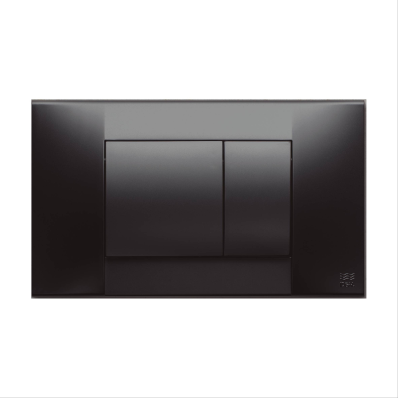 Tapa Y Tecla Para Deposito De Embutir Ideal Suma Negra 81250