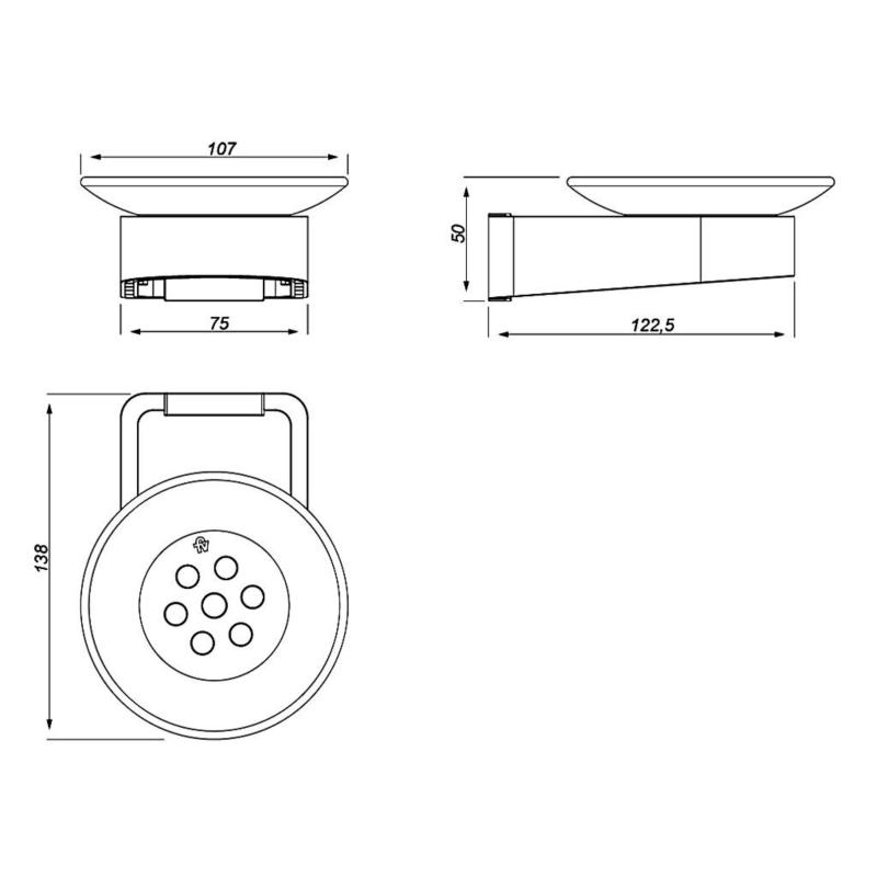 Jabonera Baño Fv Armonia 0168/M8