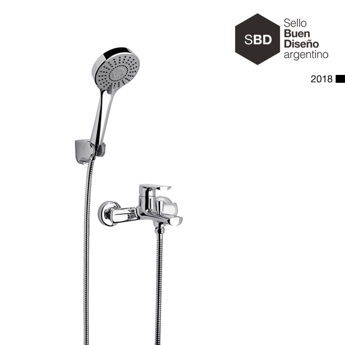 Grifería Monocomando Ducha Exterior Fv Aromo 0310/D8 CR Cromo