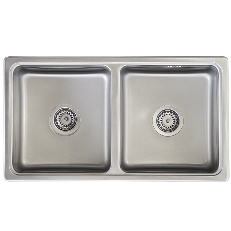 Bacha Cocina Doble Sobre Mesada Mi Pileta DESIGNIA 786E