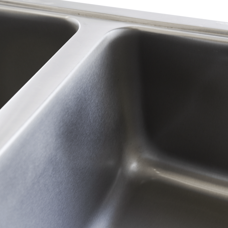 Bacha Cocina Doble Sobre Mesada Mi Pileta DESIGNIA 786E