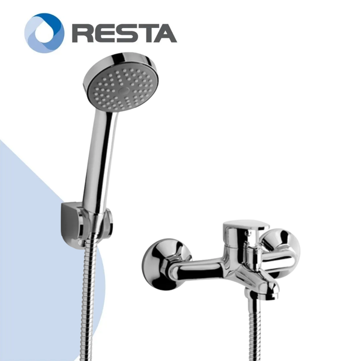 Griferia Monocomando Bañera Ducha Fv 0310/m4 Compacta Cromo
